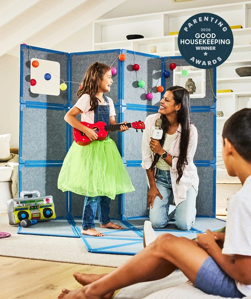 Toys Planet Build™ – Jeu de construction magnétique géant, 24 panneaux