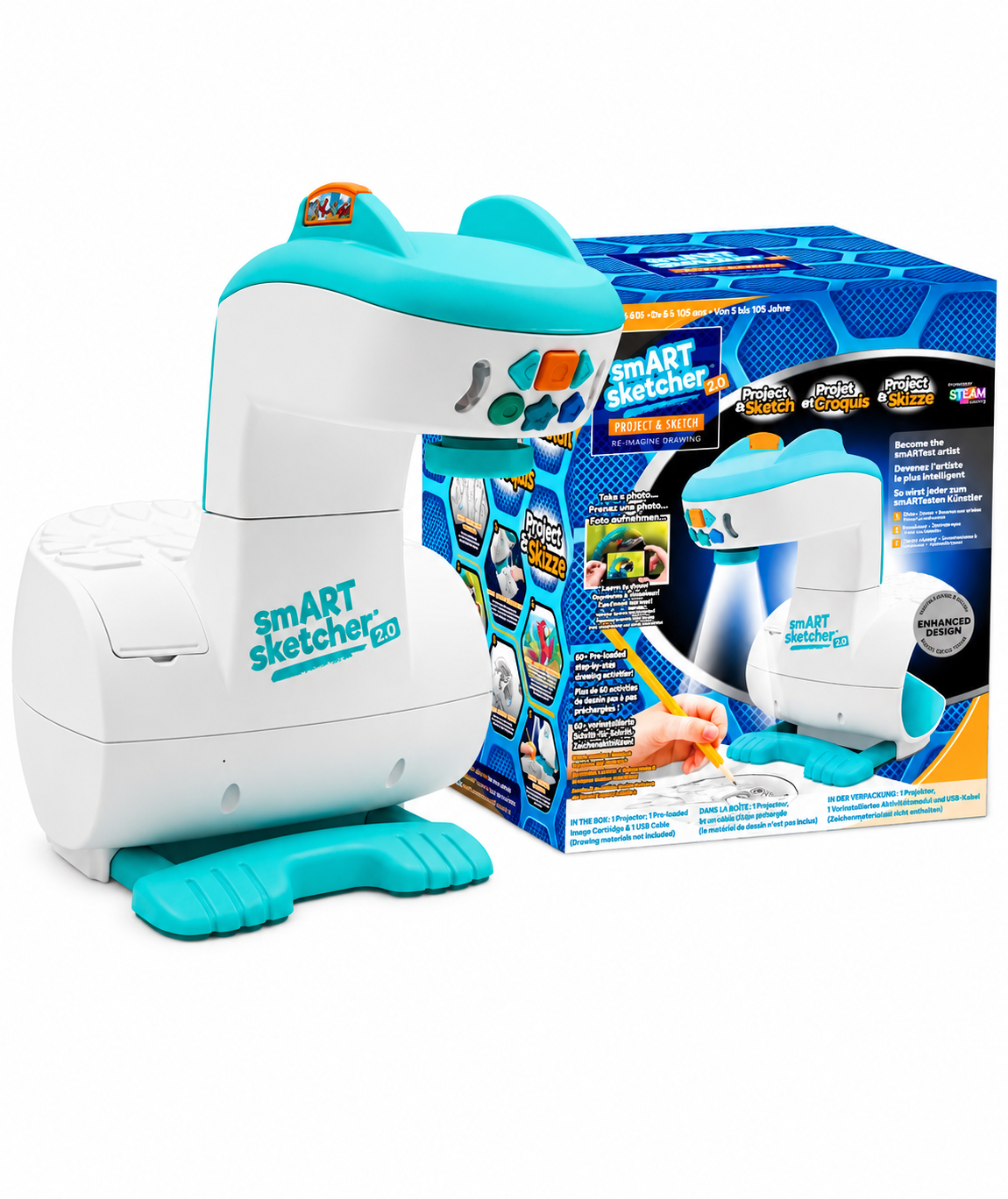 Toys Planet™ – Projecteur de dessin créatif smART Sketcher 2.0 pour enfants